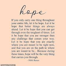 Bindi Irwin Shares An Insiprational Message Of Hope Amid Coronavirus Outbreak Daily Mail Online We find hope during this time by remembering that god is in control, and that he is a shepherd who loves us and cares for us. bindi irwin shares an insiprational