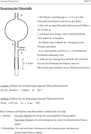 Anleitung zum pipettieren mit dem peleusball. Praktikumsunterlagen Tag 1 Pdf Free Download