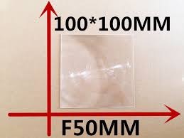 1pcs Lot Square 100 100mm Focal Length 50 Mm High Concentrated Lens Diy Solar Concentrator Plane Amplification Fresnel Lens Affi Diy Solar Focal Length Solar