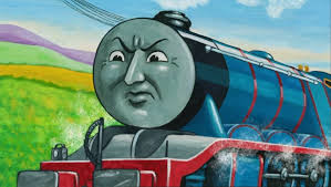 Which illustration of Gordon do you like best? : r/thomasthetankengine