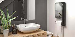 Radiatori Termoventilatori Scaldasalviette Per Bagno Termoventilatore Scaldasalviette Elettrico Con Specchio Per Bagno Da Parete Windy 1000 1800 Watt Radialight