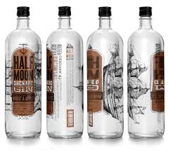 Half Moon Orchard Gin By Meg Paradise Via Behance Drinks Design Packaging Labels Design Bottle Packaging
