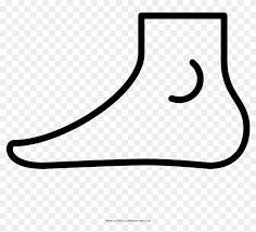 Little dog on the lawn. Foot Coloring Page Coloring Book Free Transparent Png Clipart Images Download