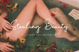 Stealing Beauty Font - YouWorkForThem