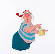 Mr Smee Animation Cell Peter Pan 1953 Disney Concept Art Vintage Disney Animation