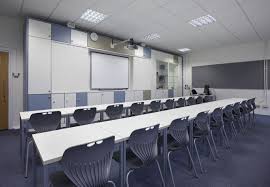 Putney High School Space Saving Classroom Interior Design With Custom Made Furniture And Teaching W Classroom Interior Classroom Design Custom Made Furniture