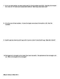 Worksheet will open in a new window. System Of Equations Review Worksheet Includes Word Problems Tpt
