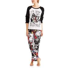 Maybe you would like to learn more about one of these? License Universals Minion Women S 2pc Pajama Set Walmart Com Nightmare Before Christmas Clothing Pajama Set Clothes For Women