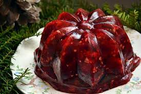 The jello mold is a brightly colored dessert made of sweetened refrigerated gelatin. Cranberry Gelatin Mold Retro Recipe New England Today