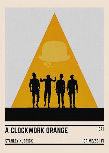 Poster A Clockwork Orange Minimalist | Wall Art | 3+1 FREE | Abposters.com