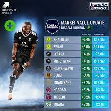 Tshakhuma tsha madzivhandila fc purchased the bidvest wits fc status. Dstv Premiership Market Values More Than 300 Players Updated Transfermarkt