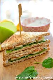 Une Aiguille Dans L Potage Club Sandwich Au Saumon Fume Et Pomme Verte Sandwich Au Saumon Sandwich Au Saumon Fume Club Sandwich