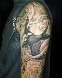 In ancient cultures, birds were revered as they are seen as the link between heaven and earth. Bird Half Sleeve Swallow Tattoo Designs Bird Tattoo Sleeves Swallow Tattoo Half Sleeve Tattoo