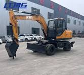 Ltmg Wheeled Excavator 6 Ton 8 Ton 9 Ton 13.5 Ton 15 Ton 7ton Wheel Excavator with Grapple