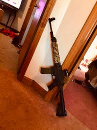 KEL-TEC SU16 with Sig Romeo5 and KEL-TEC Brand AR pistol grip/adjustable  stock. : guns