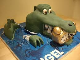 Tick Tock Tick Tock Peter Pan Crocodile Cake Crocodile Cake Cake Cool Birthday Cakes
