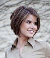 Bob hair with bangs is such a wonderful choice for round face too, because it will make your round face look smaller. Short Layered Bob No Bangs Novocom Top