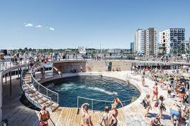 Aarhus Harbor Bath Big Bjarke Ingels Group Aarhus Open Air Pool Open Air Swimming Pool