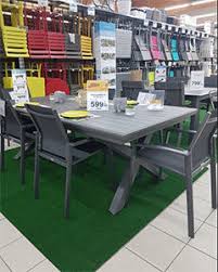 Protection contre les aléas climatiques et la poussière. Centrakor Table Pliante Azua 4 Places