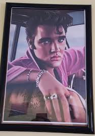 Just received one of Elvis paintings that Ronnie did. ❤️ Ronnie captured  him perfectly.
