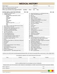 Be prepared with top pediatrician recommended brands for pain and fever relief. 67 Medical History Forms Word Pdf Printabletemplates