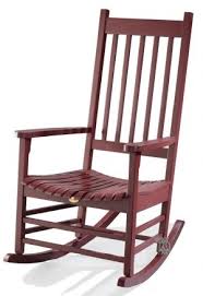 Somer S Point Solid Acacia Custom Painted Rocker In Farmhouse Red Finish Trex Outdoor Furniture Rocking Chair Patio Rocking Chairs