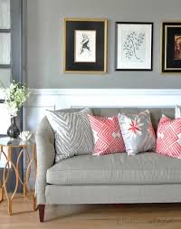 Spring In The Living Room Centsational Girl Living Room Color Living Room Grey Coral Living Rooms