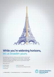 Victoria Teachers Mutual Bank Brush Print Ad By 10 Feet Tall Banks Ads Banks Advertising Travel Insurance Ads
