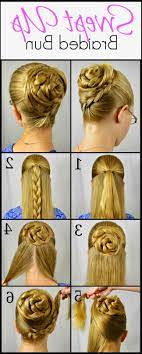 7 Besten Seite Braid Hair Style Ideen Meine Frisuren Rose Braid Hair Bun Tutorial Braided Bun