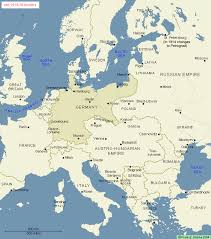 Map Europe 1914 Germany Poland Europe 1914 Berlin Germany