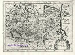 Tartaria Antique Maps And Charts Original Vintage Rare