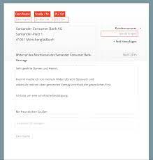 Die dsl bank verwendete einen zusatz zu „verbundenen geschäften, die im regelfall eher nicht wir prüfen ihren kreditvertrag und ihre widerrufsbelehrung kostenfrei, schnell und einfach. Santander Widerruf Vorlage Download Chip