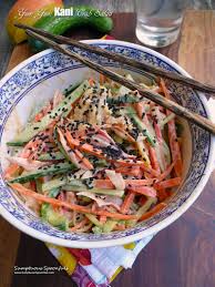 Reduced fat italian salad dressing, frozen peas, imitation crabmeat and 7 more. Yum Yum Kani Crab Salad Sumptuous Spoonfuls