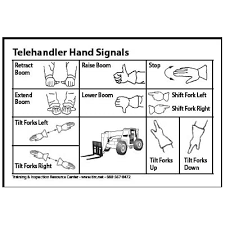 ›a radio must be used in situations where the Telehandler Forklift Hand Signal Card Packet Of 25 On Popscreen