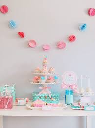 Looking for some ideas for diy party decorations? Pink And Aqua Cupcake Theme Party Hostess With The Mostess