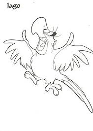 Aladdin Iago Happy Smiling Coloring Pages For Kids B1u Printable Aladin Colori Princess Coloring Pages Cartoon Coloring Pages Disney Princess Coloring Pages