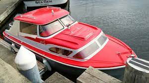 1958 Skagit 20 Express Hardtop Camper Boat Vintage Boats Classic Boats