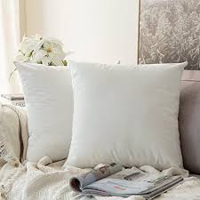 Trova una vasta selezione di cuscini arredo divano a prezzi vantaggiosi su ebay. Miulee Cuscini Arredo Divano Copricuscini Camera Da Letto Federe Arredamento Casa Moderni Elegante Morbido Resistente In Velluto Con La Cerniera Invisibile 2 Pezzi Bianco Puro 40x40 Cm