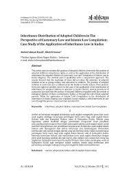 Universitas muria kudus adalah perguruan tinggi swasta di kabupaten kudus provinsi jawa tengah, indonesia, yang berdiri pada tahun 1980. Pdf Inheritance Distribution Of Adopted Children In The Perspective Of Customary Law And Islamic Law Compilation Case Study Of The Application Of Inheritance Law In Kudus