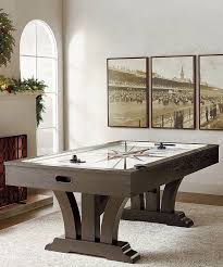 Dax Air Hockey Table Frontgate Air Hockey Table Air Hockey Basement Living Rooms