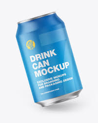 Download Metallic Drink Can W Matte Finish Mockup In Can Mockups On Yellow Images Object Mockups Yellowimages Mockups