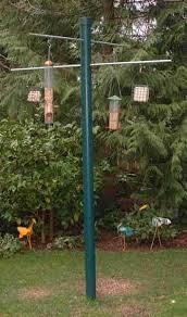 Diy Bird Feeder Pole System Pin On Diy Outdoor Projects