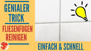 Auch zum reinigen der silikonfugen als einfassung von. Genialer Trick Fliesenfugen Reinigen Mit Diesem Hausmittel Einfach Die Fugen Sauber Machen Youtube