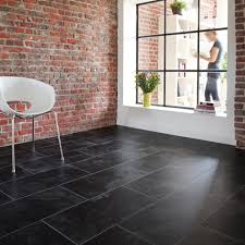 black slate floor tiles b&q