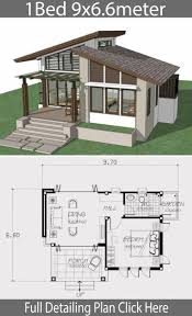 View interior photos & take a virtual home tour. Kleiner Wohndesignplan 9x6 6m Mit Einem Schlafzimmer Wohndesign Mit Plansuche Home Design With Modern Bungalow House One Bedroom House Small House Style