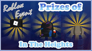 Roblox, the roblox logo and powering imagination are among our registered and unregistered trademarks in the u.s. How To Get All Free Prizes From Roblox In The Heights Event Youtube