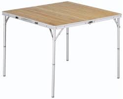Outwell Calgary Folding Camping Table Medium Bamboo Picnic Equipment Portable Ebay Camping Table Bamboo Table Camp Furniture Plans