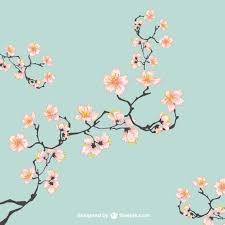 Spring vector illustration of a blossoming cherry tree. Cherry Blossoms Illustration Free Vectors Ui Download