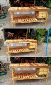 Excellent Wooden Pallets Iron Stand With Drawer Wood Pallet Furniture Wood Pallet Crafts Wooden Pallet Projects