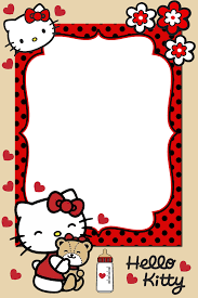 Frame For Children Png Hello Kitty Frame Hello Kitty Png Frame Cartoon